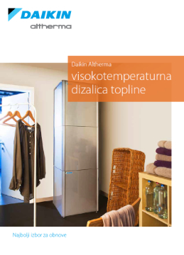 Daikin Altherma visokotemp. dizalica topline - brošura 2023