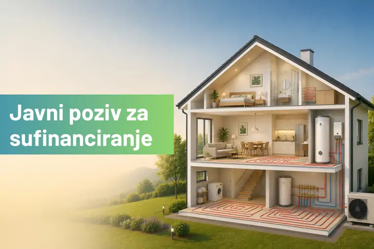 Javni poziv za sufinanciranje sustava s dizalicama topline