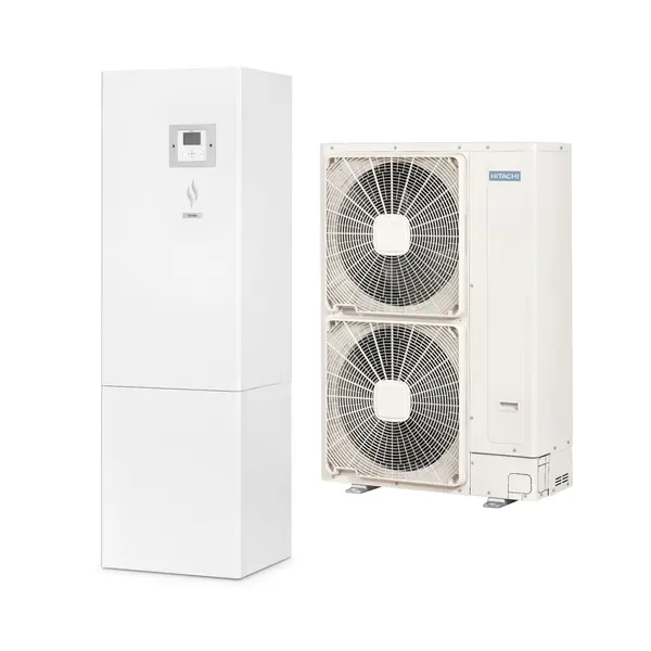 HITACHI Yutaki S80 Combi dizalica topline 11kW R410a 1-fazna RAS-4WHVNPE/ RWH-4.0VNFWE + DWHS200S-2.7H2E-0