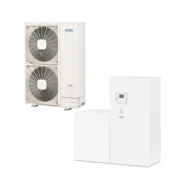 HITACHI Yutaki S80 Combi dizalica topline 11kW R410a 1-fazna RAS-4WHVNPE/ RWH-4.0VNFWE + DWHS200S-2.7H2E-1