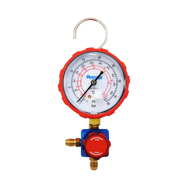 CROVERG TG Manometar freonski R410A, R32 - 1/4" - kocka kućište-0