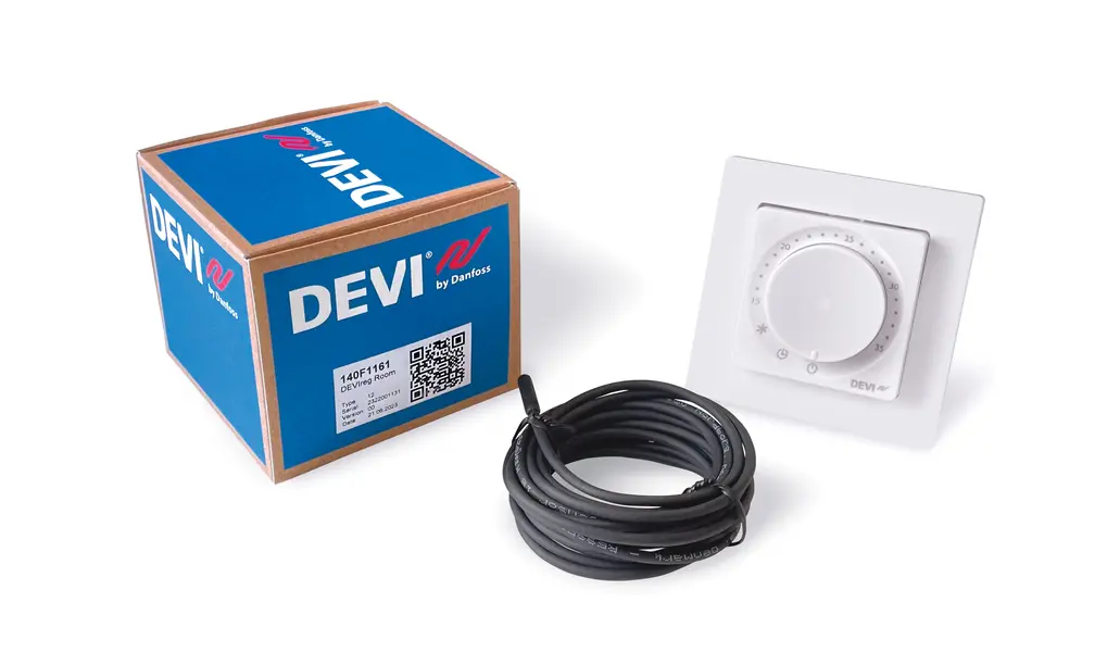 Set za električno podno grijanje DANFOSS – Termostat DEVIreg ROOM, Grijaća mrežica DEVIcomfortTM 150 (DTIR) 0,5x12,0 900W/nije za drv.podl.-6