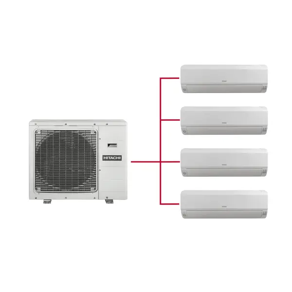 HITACHI Klima Multi RAM-90NYP5E + 4 unutarnje jedinice Mokai 3,5kW-0