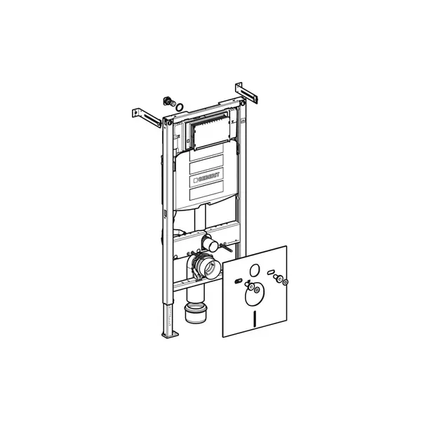 GEBERIT Vodokotlić duo-fix komt.element za wc 112 cm-2