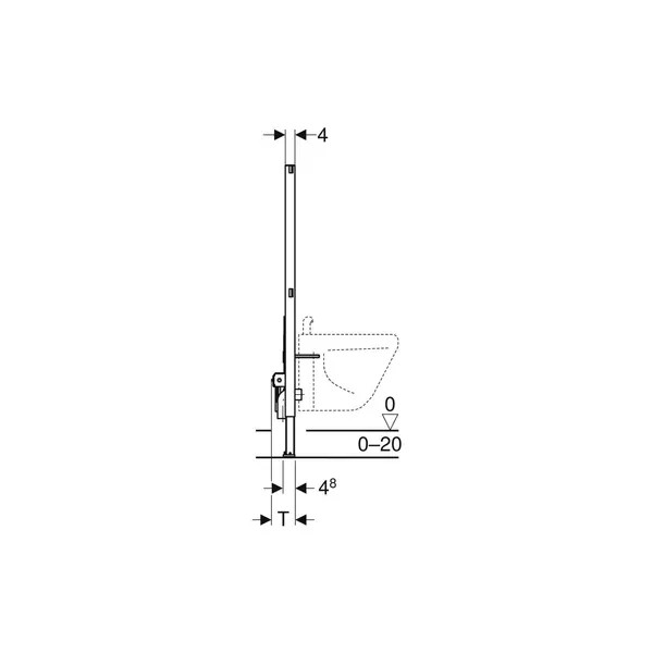 GEBERIT DUOFIX Montažni el.za bide-1