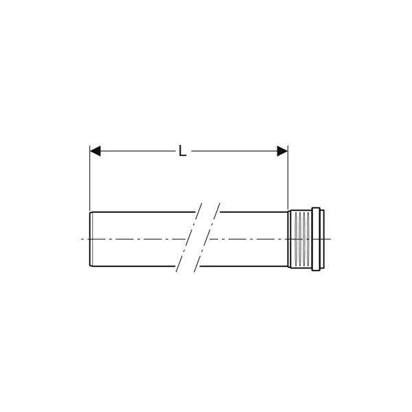 GEBERIT Silent-PP cijev 40x500-1