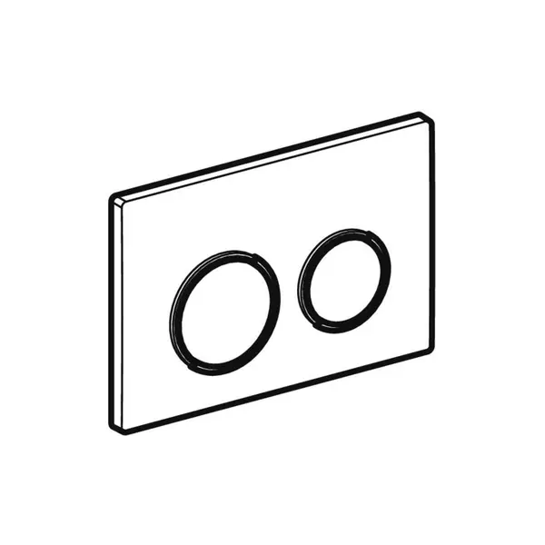 GEBERIT Tipka Omega20 bij/krom/bij-2