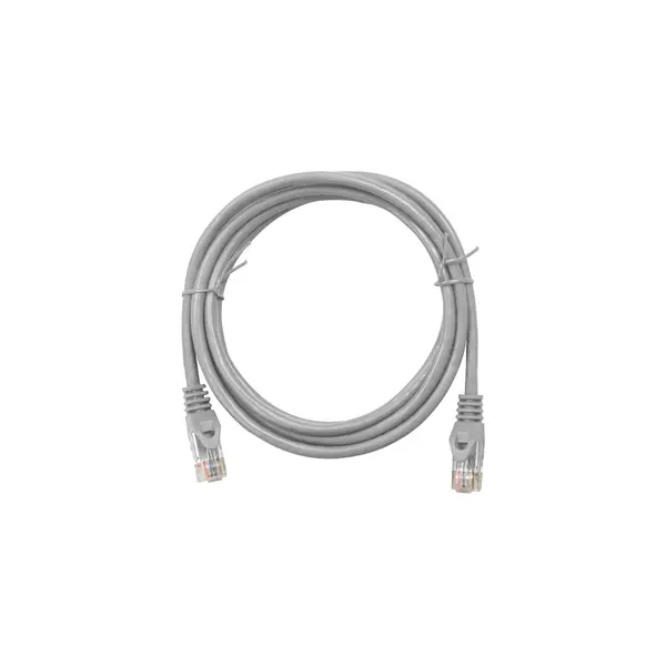 Schrack kabel prespojni mrežni RJ45 cat. 5e neoklopljen, PVC, sivi, 2.0m-0