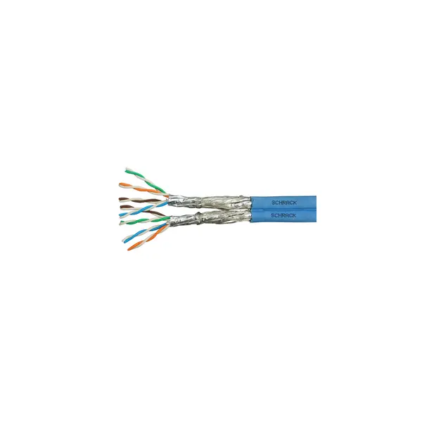 Schrack kabel S/FTP inst. kabel cat.6a,4x2xAWG23/1.500MHz,LS0H-3, Dca, crni-0