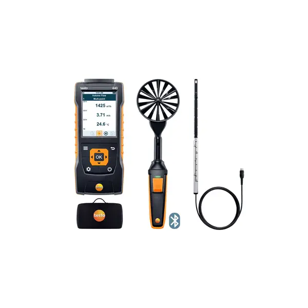TESTO Mjerač protoka zraka 440 set Combokit 1 bluetooth-0