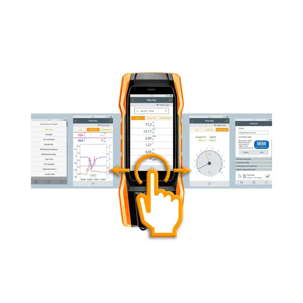 TESTO Analizator dimnih plinova 300 Set 1 (O2, CO do 4,000 čestica u minuti)-1
