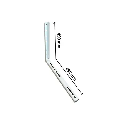 Nosač plastificirano pocinčani srednji 49x49 Zn+PL s prorezom