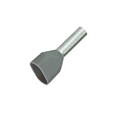 TULJAK Izolirani završni za kablove sivi 2x4.0mm/14mm-0