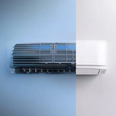 Klima uređaj Hitachi airHome 600 5.0kW RAK-VJ50RHAE unutarnja zidna jedinica ambijent