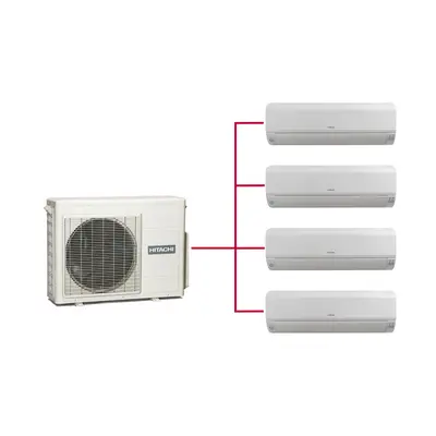 HITACHI Klima Multi RAM-110NP5E + 4 unutarnje jedinice Mokai 3,5kW