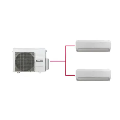HITACHI Klima Multi RAM-53NYP3E + 2 unutarnje jedinice Mokai 3,5kW