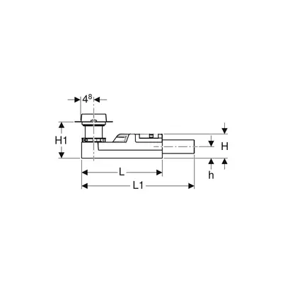 GEBERIT CleanLine građ.set. d50, h90mm-3