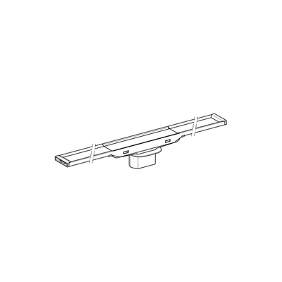 GEBERIT CL20 tuš kan. 30-90cm, p.metal-1