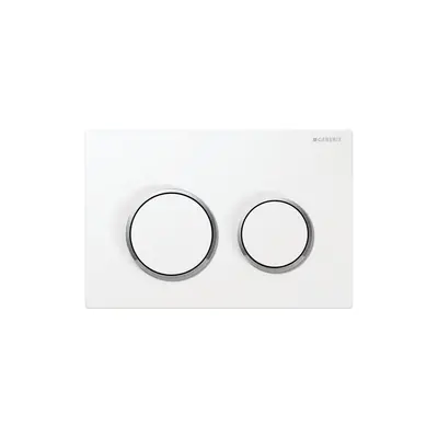 GEBERIT Tipka Omega20 bij/krom/bij