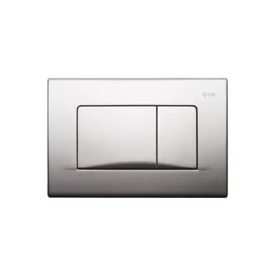 LIV APLITE Tipka za dvokoličinsko ispiranje, krom mat