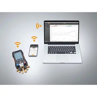 TESTO Manometar digitalni pametni set t557 bežična vakuumska sonda-3